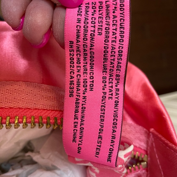 NWT RARE VINTAGE HOT PINK SATIN JUICY COUTURE BAG - Picture 9 of 16